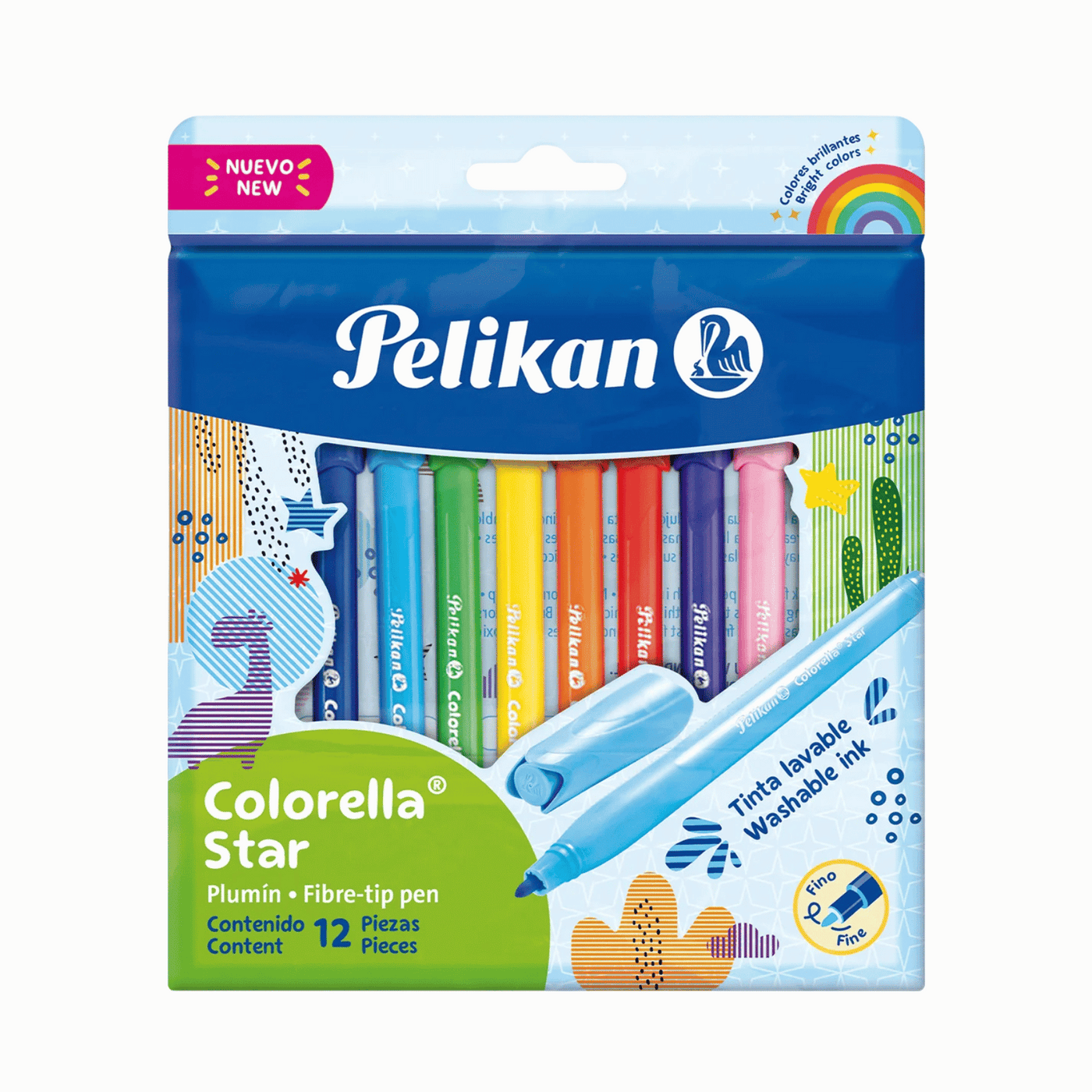 Marcadores Pelikan® Borrables x12