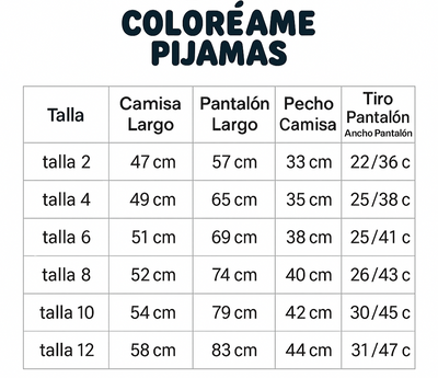 🎨 DIY Pijamas - Coloréame Pijamas (Marcadores Lavables Incluidos) - Envío gratis
