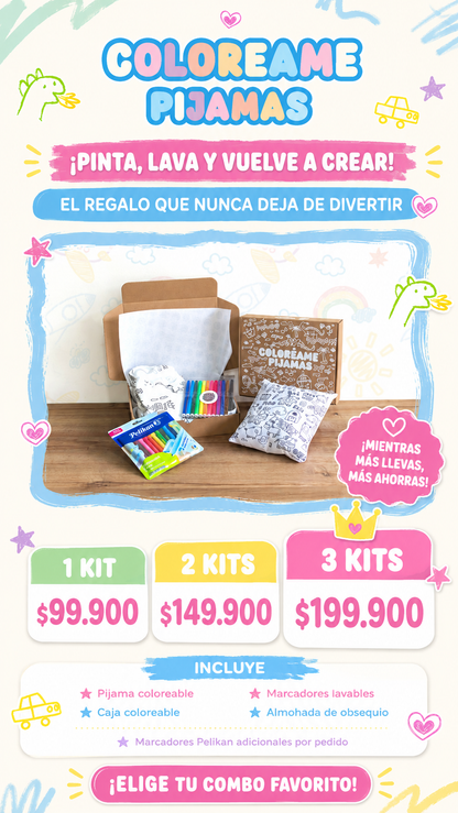 Kit Coloréame Pijamas™