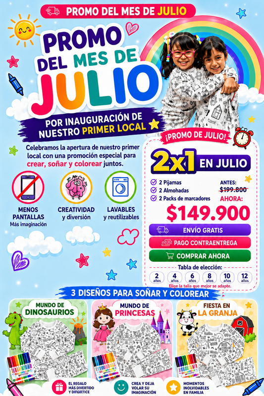 Kit Colóreame Pijamas™
