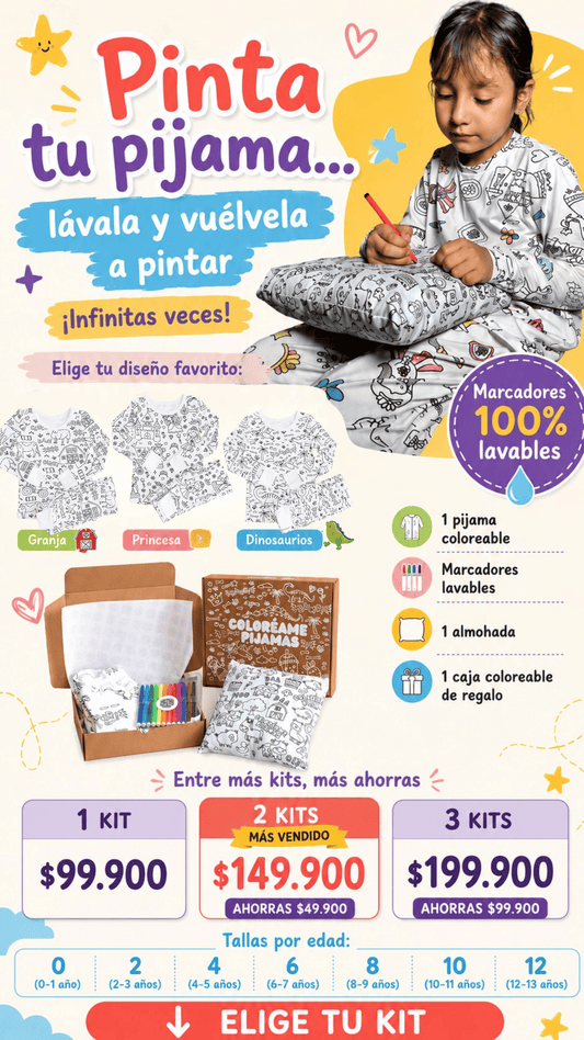 Kit Coloréame Pijamas™